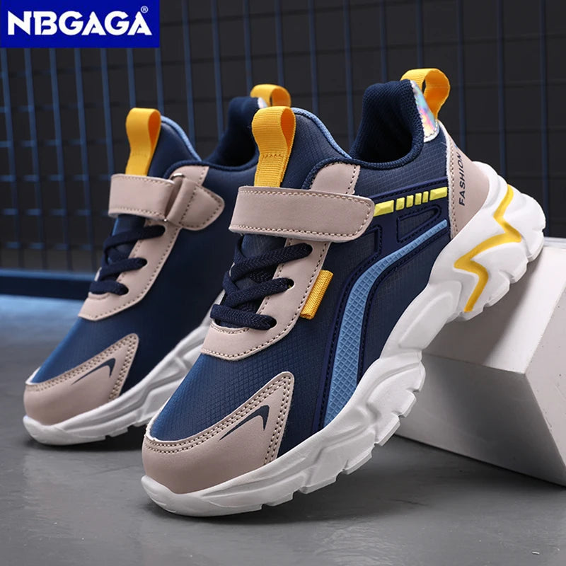   Sport Sneaker Kids Boys Casual Shoes for 5-16Years Old Children Leather Non-Slip Fashion Shoes  Shoes   EUR Brandsonce   NBGAGA Brandsonce Brandsonce