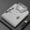   Summer Korean Fashion Men's Polo Shirt Luxury Embroidered Cotton Lapel Collar Short Sleeves Tops  Clothing   EUR Brandsonce   FashionLeoKing Brandsonce Brandsonce