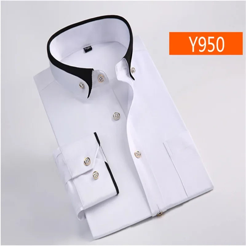   new arrival Spring commercial easy care shirt male oversize long-sleeve plus size M-7XL8XL9XL  Clothing   EUR Brandsonce   Mei So Easy Brandsonce Brandsonce